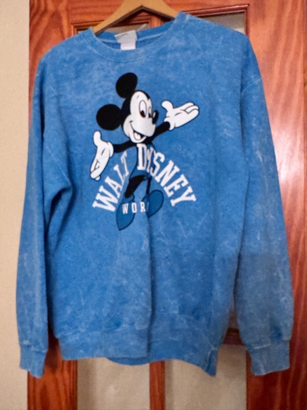 Reduced! Disney Parks Walt Disney Distressed Crewneck Sweatshirt Mickey Graphic